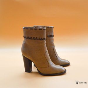 Carlos Santana Equal Gentle Tan Leather Boots, Size 6M